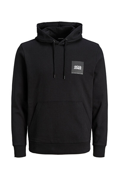 Jack & Jones Jwhlock Sweat Hood Black Men's Sweatshirt