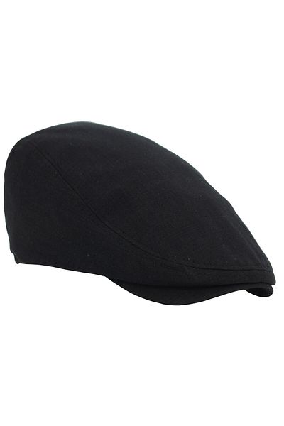 şapkadan Black Cap Cotton London Flat Cap Hat