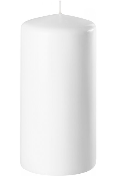 Wax Cylinder White 5x10 Cm.