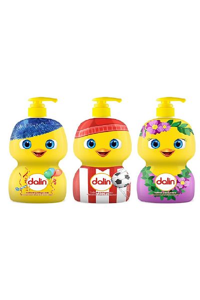 Dalin 500 ml Chick Baby Shampoo - 3x Pump,8690605062613