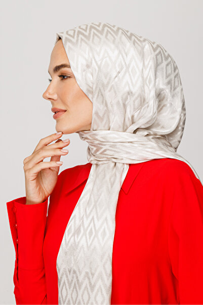 Mooncorn Karo Desen Parlak Jakar Şal