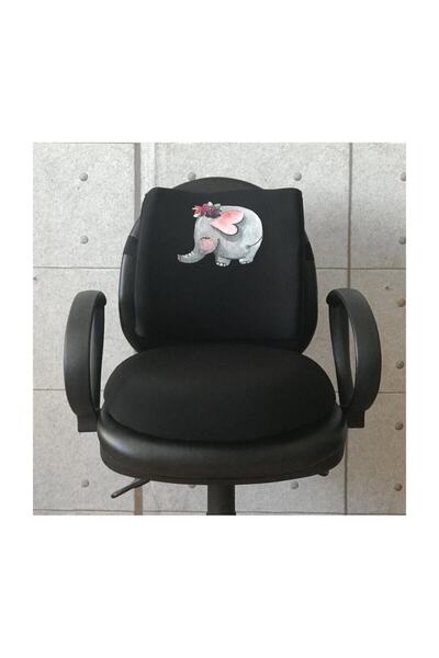 Officeküp Officekup An Elephant Bee Visco Bel Yastığı Ve Visco Oturma Minderi...