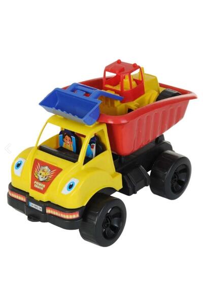 jetlegelsin Poşetli Orta Boy Dozerli Kamyon