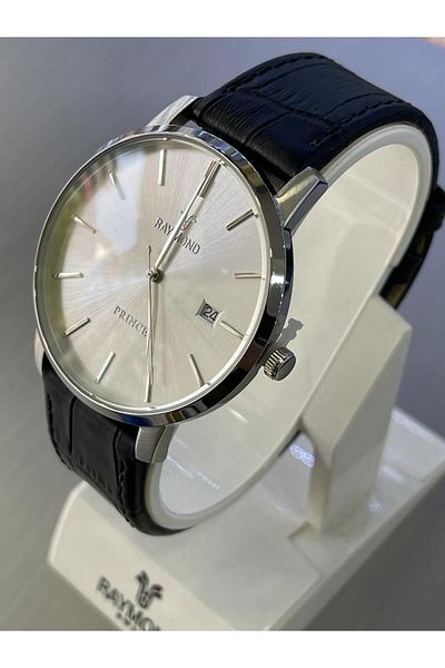 Raymond LEATHER MEN'S WRIST WATCH