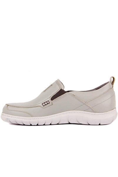 SailLakers - Gray Leather Men's Casual Shoes 101-2834-79105