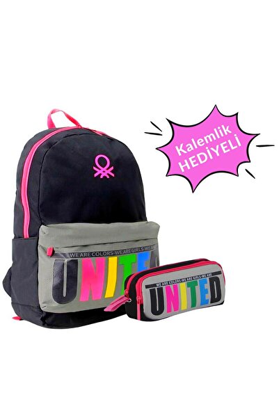 Benetton United Colors Of School Bag - Pen Holder