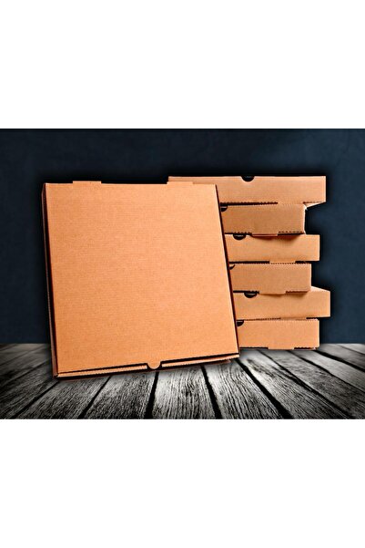 Sarem Ambalaj Pizza Kutusu 22x4x22 Boş Baskısız Kutu 2mm