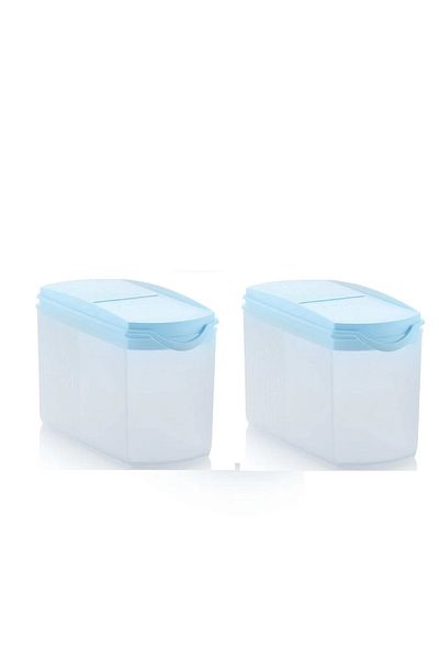 Tupperware Oval Design 1 Liter Dry Food and Pulses Storage Container 2 pcs