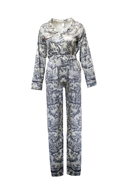 Mita Concept Velvet Shirt Pajama Set