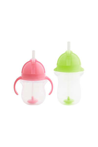 Munchkin Click Locked Tipped Training Cup with Straw 6 months 207 ml Pink and...