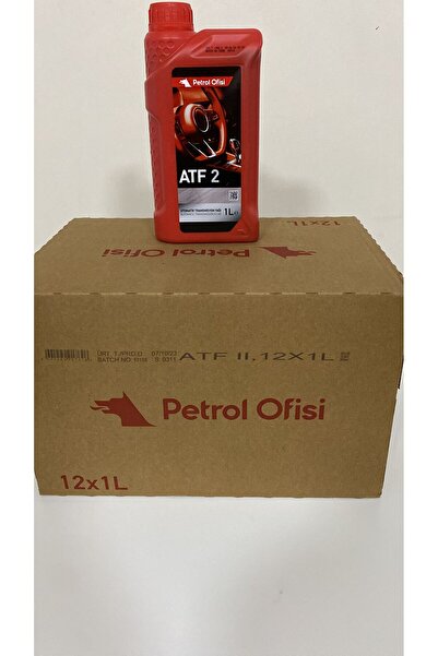 Petrol Ofisi Atf 2 Otomatik Şanzıman Ve Direksiyon Yağı 1 Lt X 12 Adet 2025 Üretim