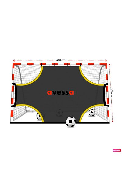 AVESSA High Strength Goal Shot Apparatus Corner Shot Practice Apparatus Shot Pull Trainer Training Net