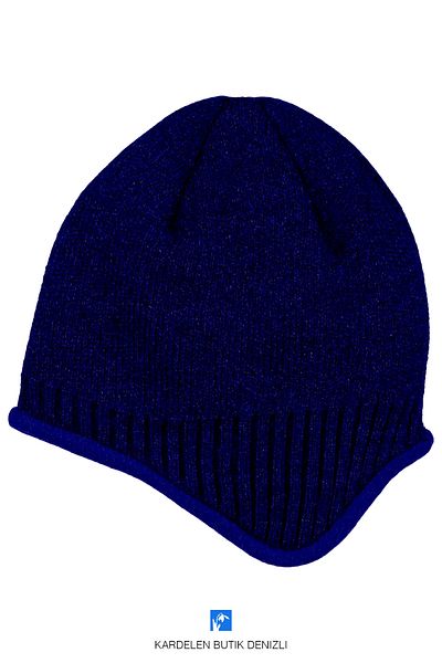 Kardelen Butik Denizli Casual Fleece Lined Acrylic Wool Beret with Ears (Unisex)
