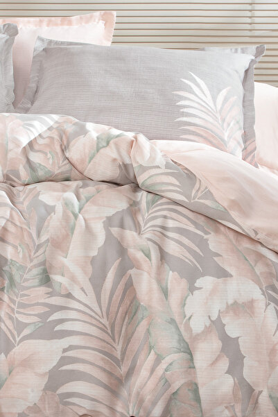 Yataş Beatrice Double Satin Duvet Cover Set - Powder