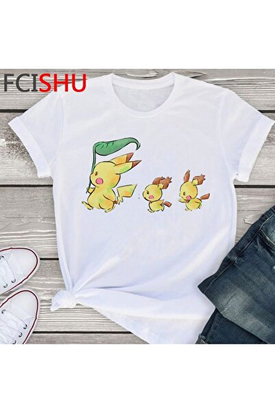 Vordevia Pikachu Pokemon Anime T-shirt Model464