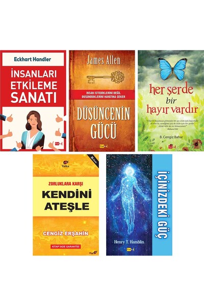 Tutku Yayınevi Kişisel Gelişim Seti - 3 - 5 Kitap