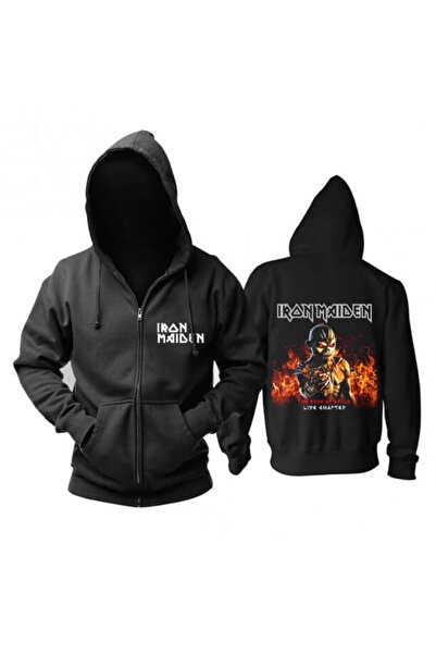 Vordevia Iron Maiden metalna majica sa kapuljačom i rajsferšlusom