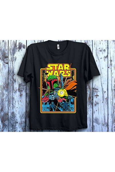 Vordevia Tricou Star Wars Boba Fett Fires