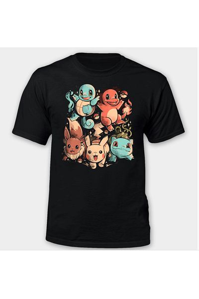 Vordevia Starters Pack Pokemon Unisex T-Shirt