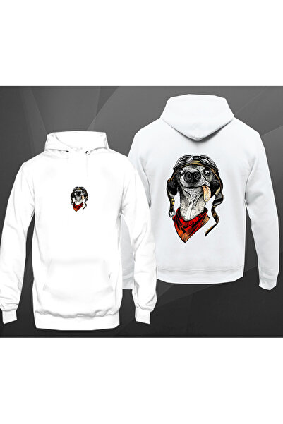 Vordevia Unisex majica za pse sa kapuljačom koja izvlači jezik