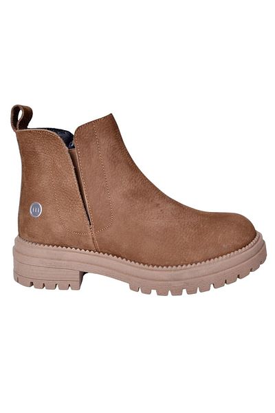 Mammamia D23kb-4195 Γυναικείες μπότες casual από γνήσιο δέρμα Nubuck Tan
