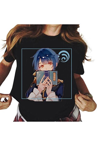 Vordevia Genshin Impact Štampano Žene T-shirt - Mod4r20