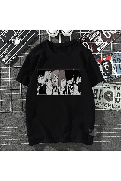 Vordevia Japanski anime Chainsaw Man T-shirt model 32