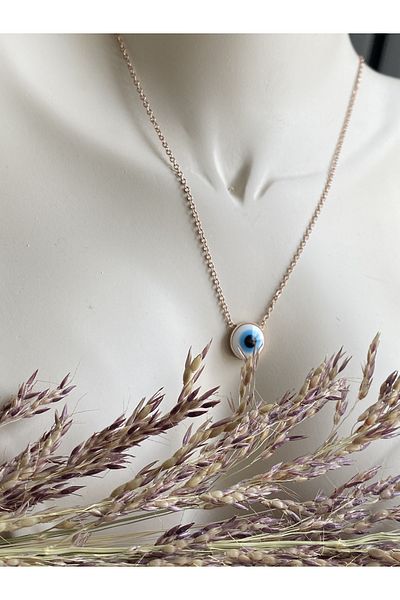 Lucios Evil Eye Stainless steel necklace 47 cm