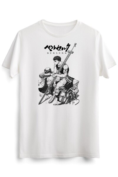 Vordevia Berserk Guts Manga Sword Sacrifice Zodd قميص الانمي S91