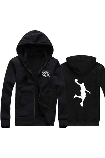 Vordevia Hanorac cu glugă pentru baschet, negru, ediție 23