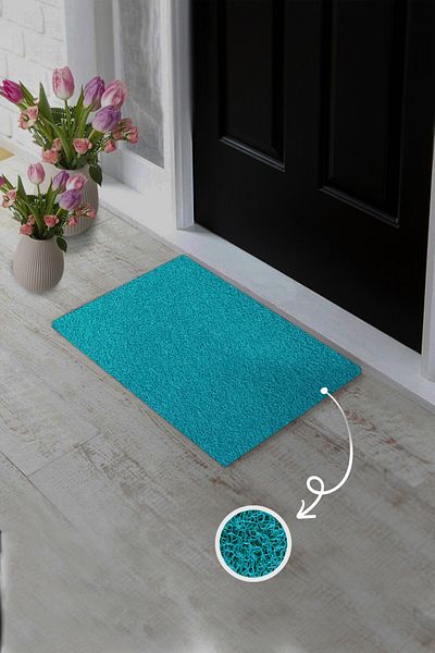 Pratixstore Versatile and Absorbent Curly Doormat – Perfect for Doormats, Doormats, and More.