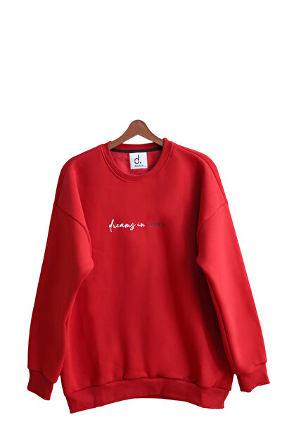 Unisex %100 Pamuk Duesca Dreams Baskılı Sweatshirt