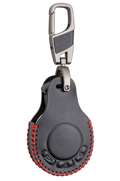 Alisveristime (Mini Cooper ile Uyumlu R56 R57 R58 R60 R61) Deri Anahtar Kılıfı