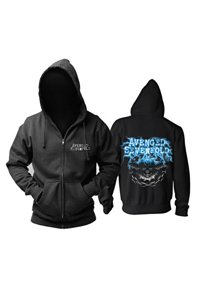Vordevia Avenged Sevenfold logo dukserica sa patentnim zatvaračem