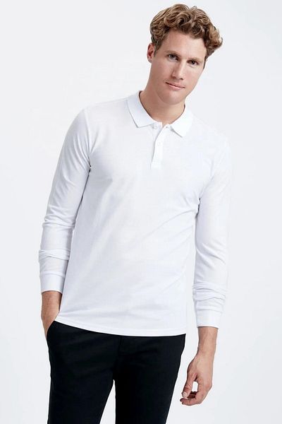Nacar Unisex Long Sleeve Polo Neck T-shirt