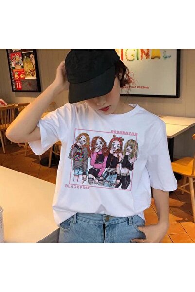Vordevia Blackpink korejska grafička majica Model40