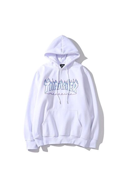 Vordevia Сучасна модна толстовка з логотипом журналу Thrasher