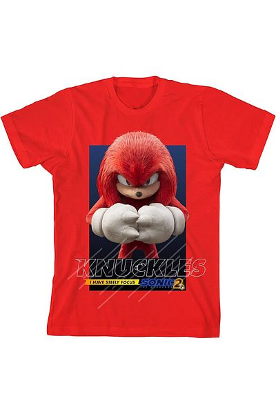 Vordevia Тениска с 3D герой Sonic the Hedgehog Knuckles
