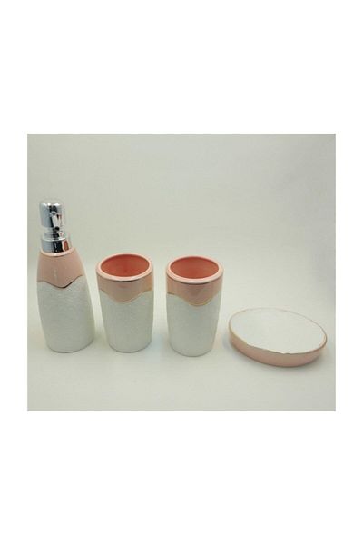 Ün-Ev 4-Piece Ceramic Bathroom Set