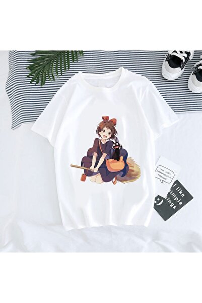 Vordevia Unisex Totoro studio Ghibli Goth T-shirt Model100