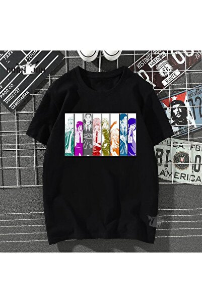 Vordevia Japanski anime Chainsaw Man T-shirt model 41