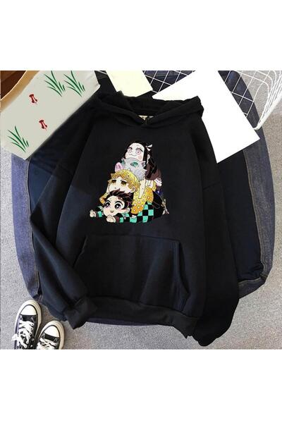 Vordevia Demon Slayer Unisex Hoodie Kapşonlu T74
