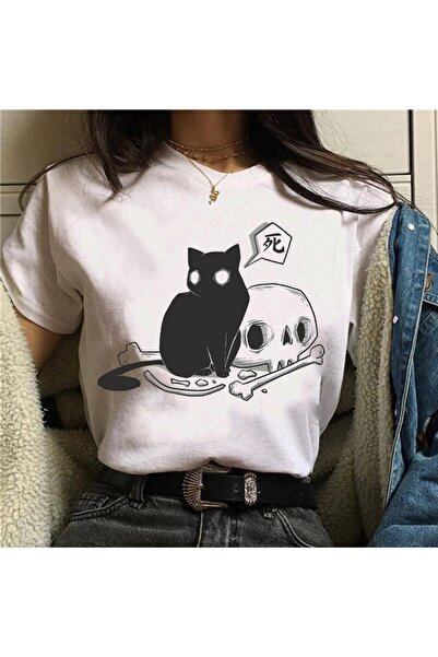 Vordevia Μπλουζάκια με κοντό μανίκι, χαριτωμένα γατάκια Mod659