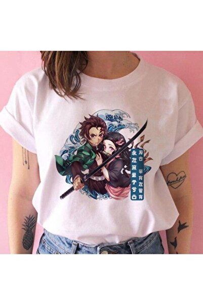 Vordevia Хижак демонів Kimetsu no Yaiba Demon T-Shirt Me37
