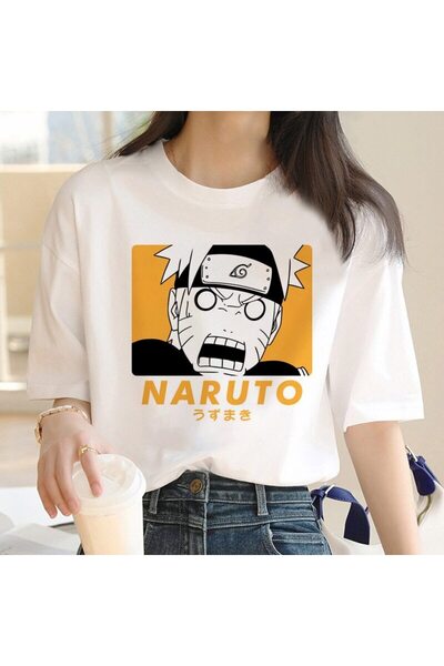 Vordevia Anime Naruto Kakashi Grafika T-shirt Mod802