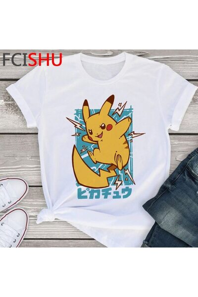 Vordevia Pikachu Pokemon Anime T-shirt Model472