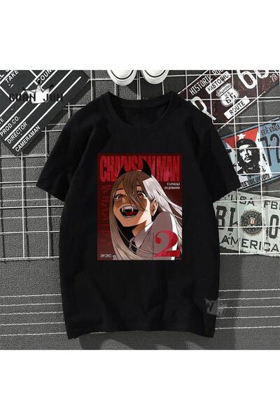 Vordevia Japanski anime Chainsaw Man T-shirt model 37