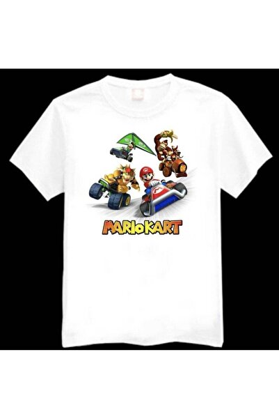 Vordevia Tricou imprimat pentru copii Mario Kart