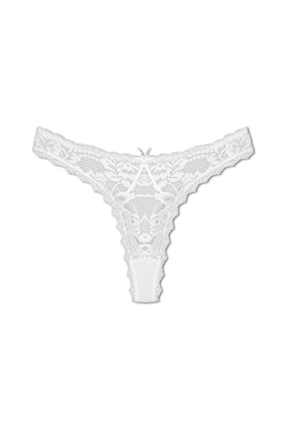 Zena Cotton Lace Thong Women's Panties Set of 3
