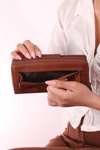 Grande 2714 100% GENUINE LEATHER WALLET TAB